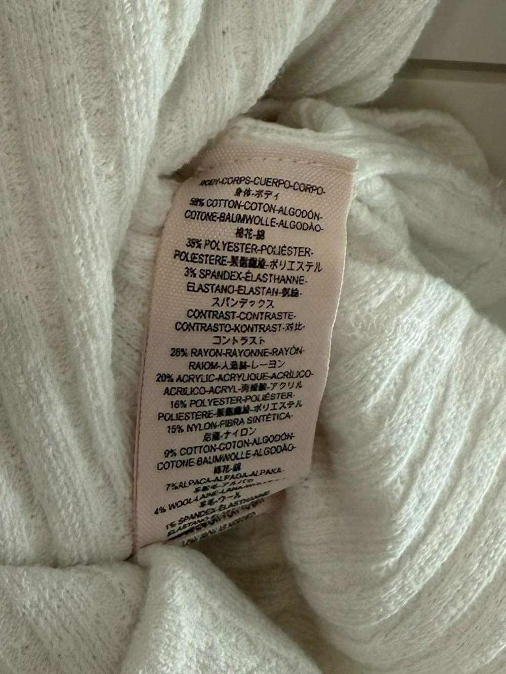 Free People Mixed-Up Cuff Thermal Top Large - Picture 8 of 9